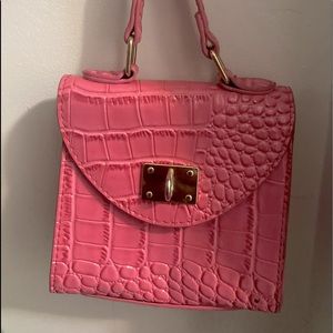 Pink handbag